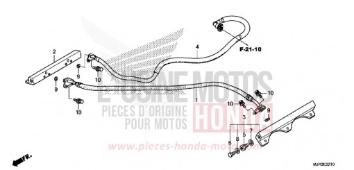 CORPS DE PAPILLON (TUBULURE) GL1800CF de 2015